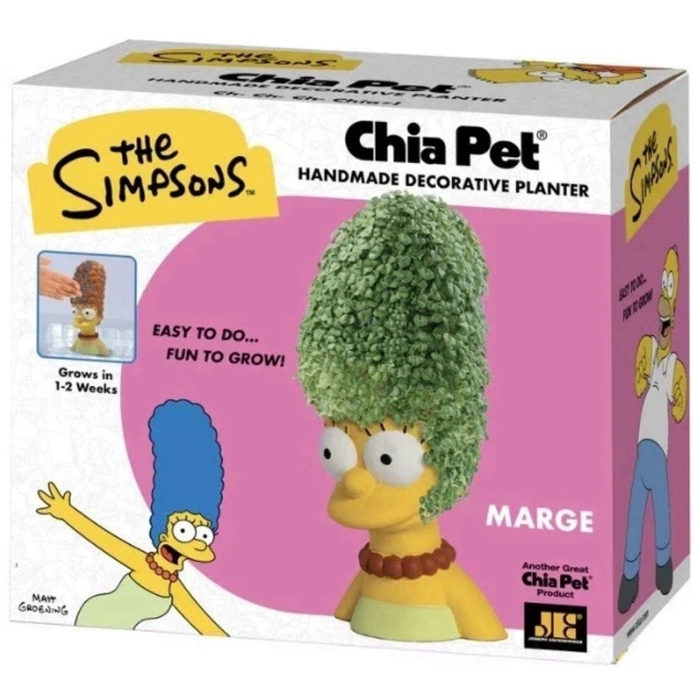 The Simpsons Marge Handmade Decorative Planter - Green